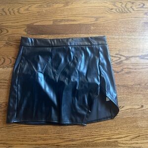 Sleek Black Mini Skirt